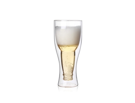 Taza XGF Vidrio de doble pared Café creativo de taza de taza de taza tazas de café Café de leche 1pc 350ml Cerveza Swig Coplas de cóctel Verre |