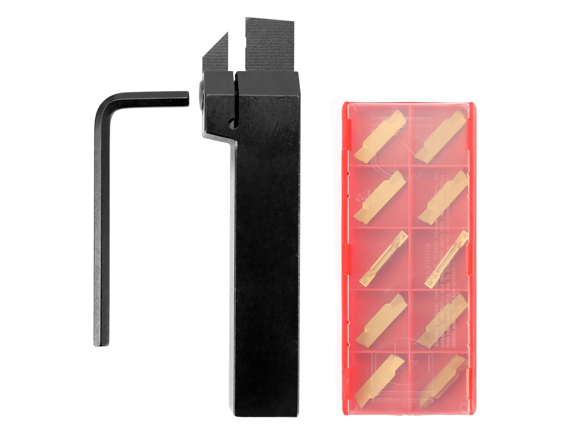 Herramienta De Torneado Y Fresado Externo Con Porta-insertos De Carburo Y Llave.