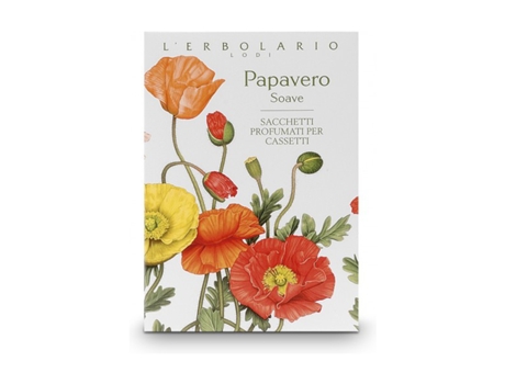 L'ERBOLARIO Saquito Perfumado Para Cajones Papavero Soave 1 Unidad