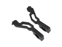 Kit soportes montaje guardamanos Sentinel aluminio para motonieve Polaris 600/800/850. Negro.