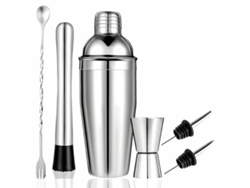 Juego de cocteleras de 6 piezas para bartenders profesionales y principiantes, cocteleras de acero inoxidable, 750 ml, Gertiz