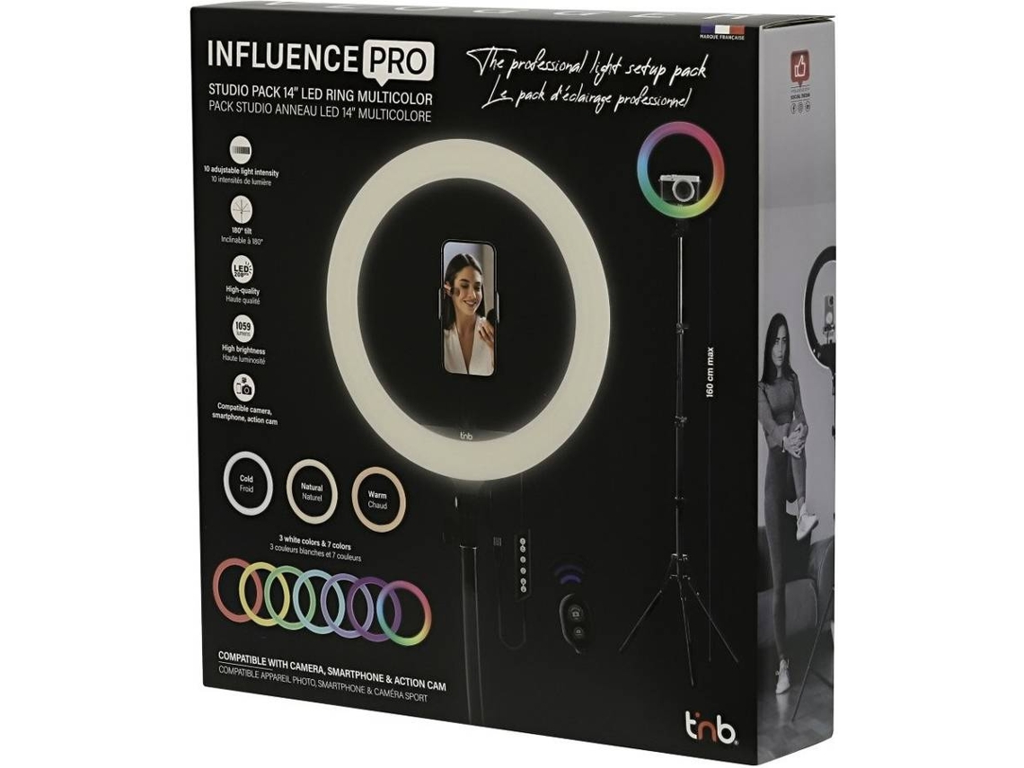 Ring Light TNB Influence con Trípode para Estudio (14'')