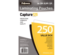 Fundas de Plastificar FELLOWES 5314903 Transparente (250 un - A4)