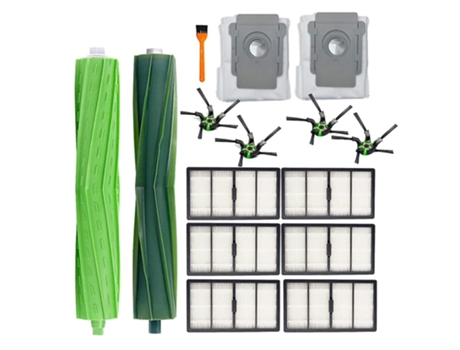 Sacos de filtros de escova lateral de rolos peças de reposição para irobot roomba