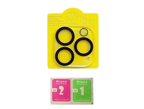 Película de vidrio templado 3D para lente, a prueba de arañazos, a prueba de golpes, película protectora ultrafina para cámara de teléfono, negro t...