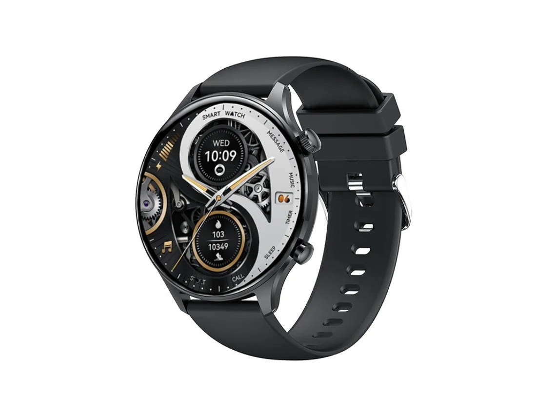 Reloj inteligente Bestvite HK75 AMOLED grande de 1,75 pulgadas con pantalla ultrafina (negro)