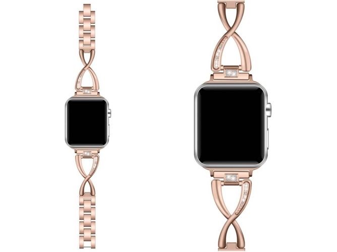 Correa Apple Watch 38 mm WJS Metal Dorado