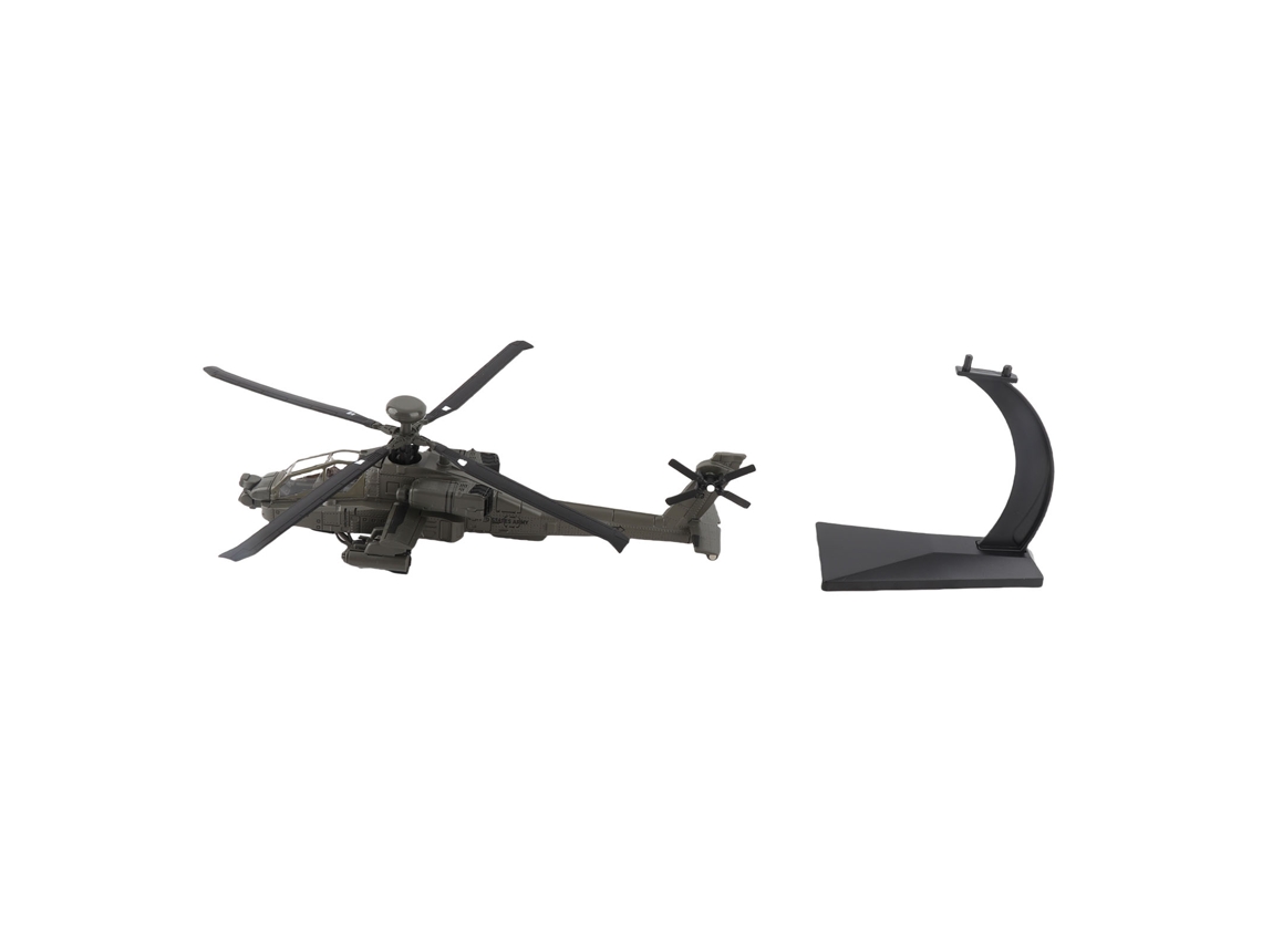 Modelo De Helicóptero De Ataque De Aleación Con Sonido Y Luz Para Niños Y Decoración.