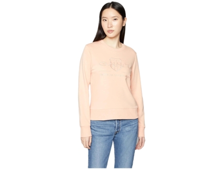 Sudadera de Mujer GANT Escudo Neat Regk Naranja (XL)