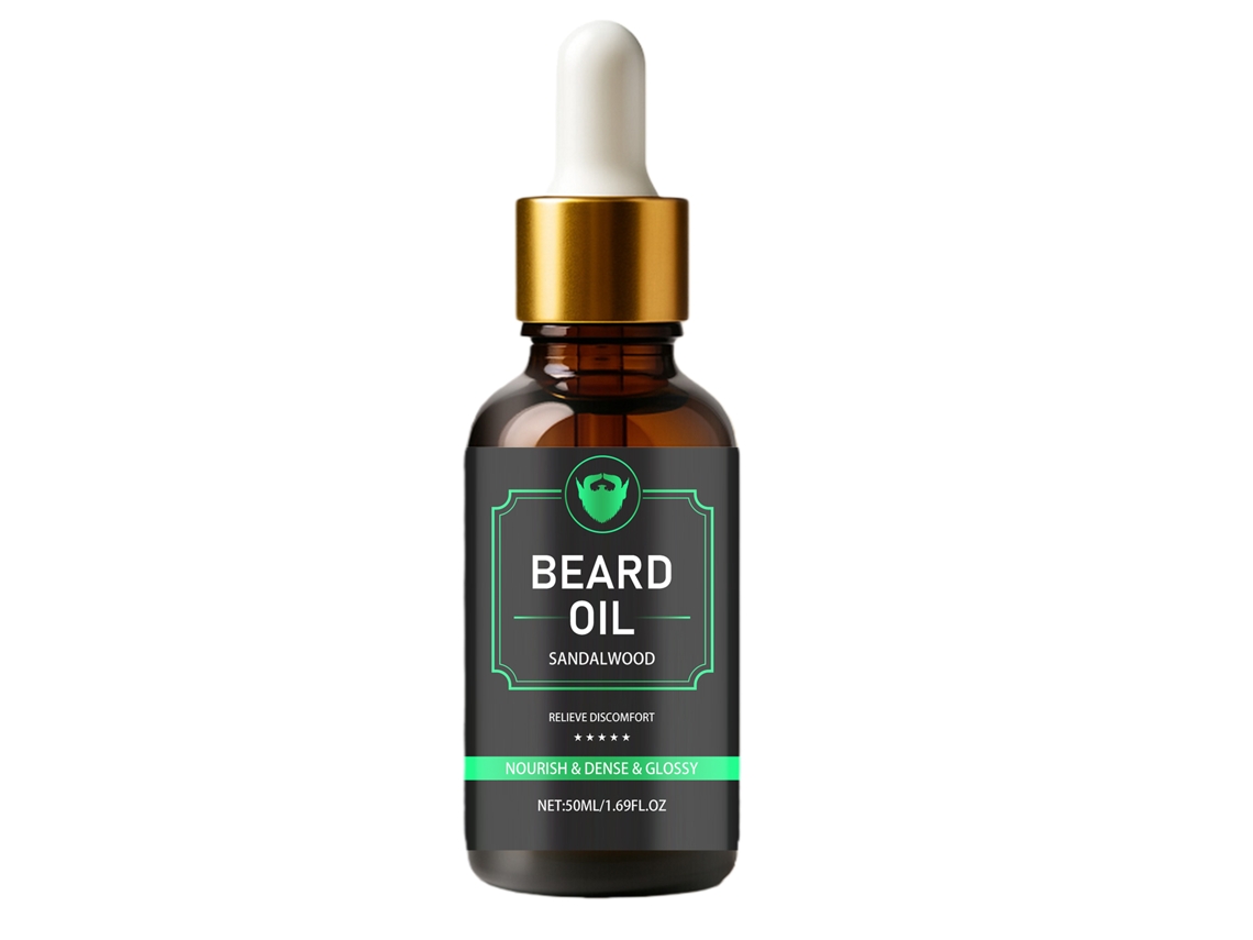 Aceite esencial para el cuidado de la barba masculina