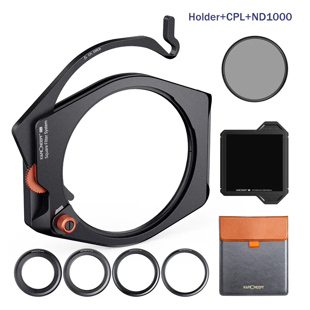 Compatible con filtros cuadrados + filtros Cpl/nd1000, multicapa, para DSLR
