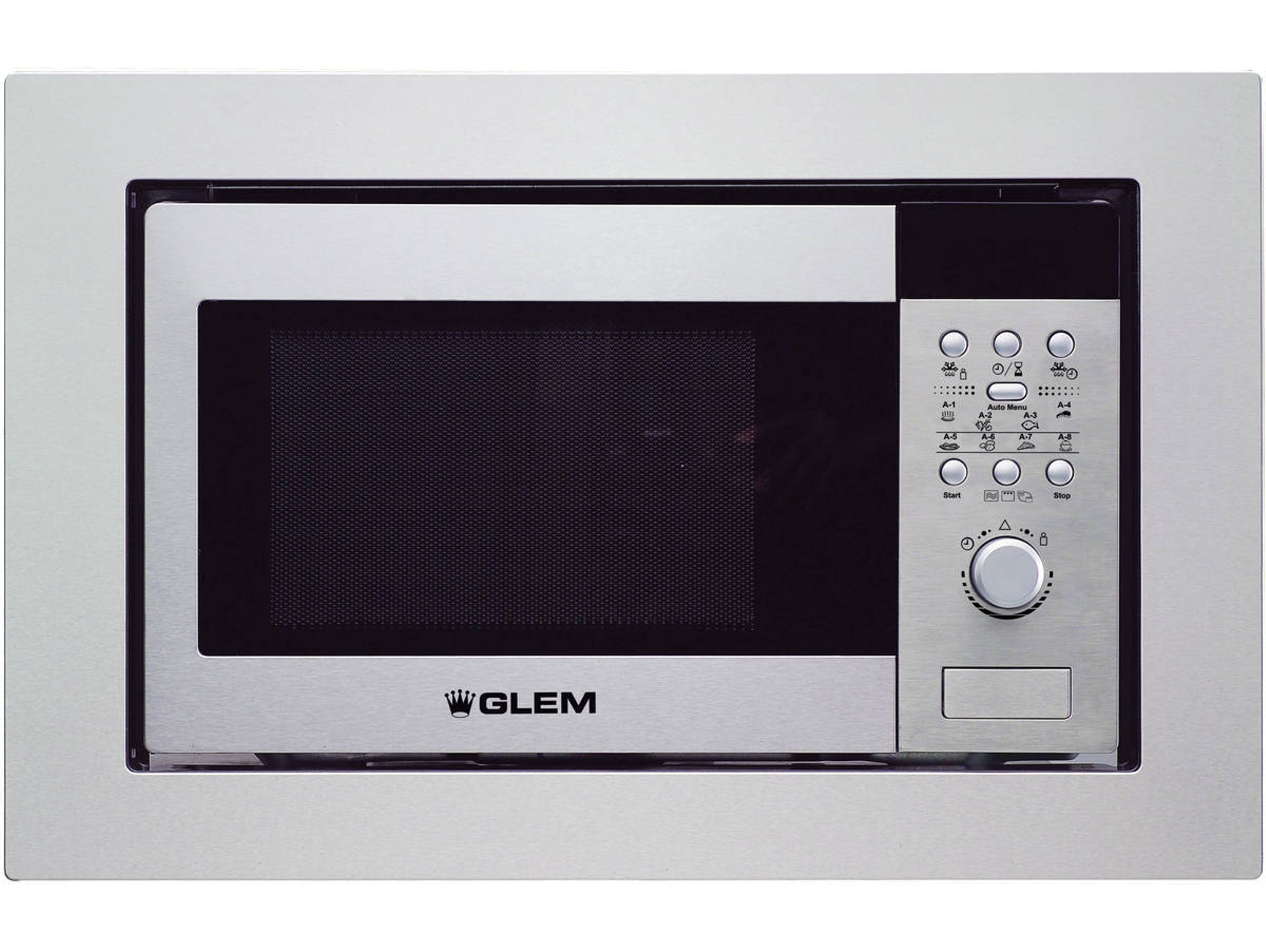 Microondas Integrable GLEM GMI203IX (20 L - Con grill - Inox)