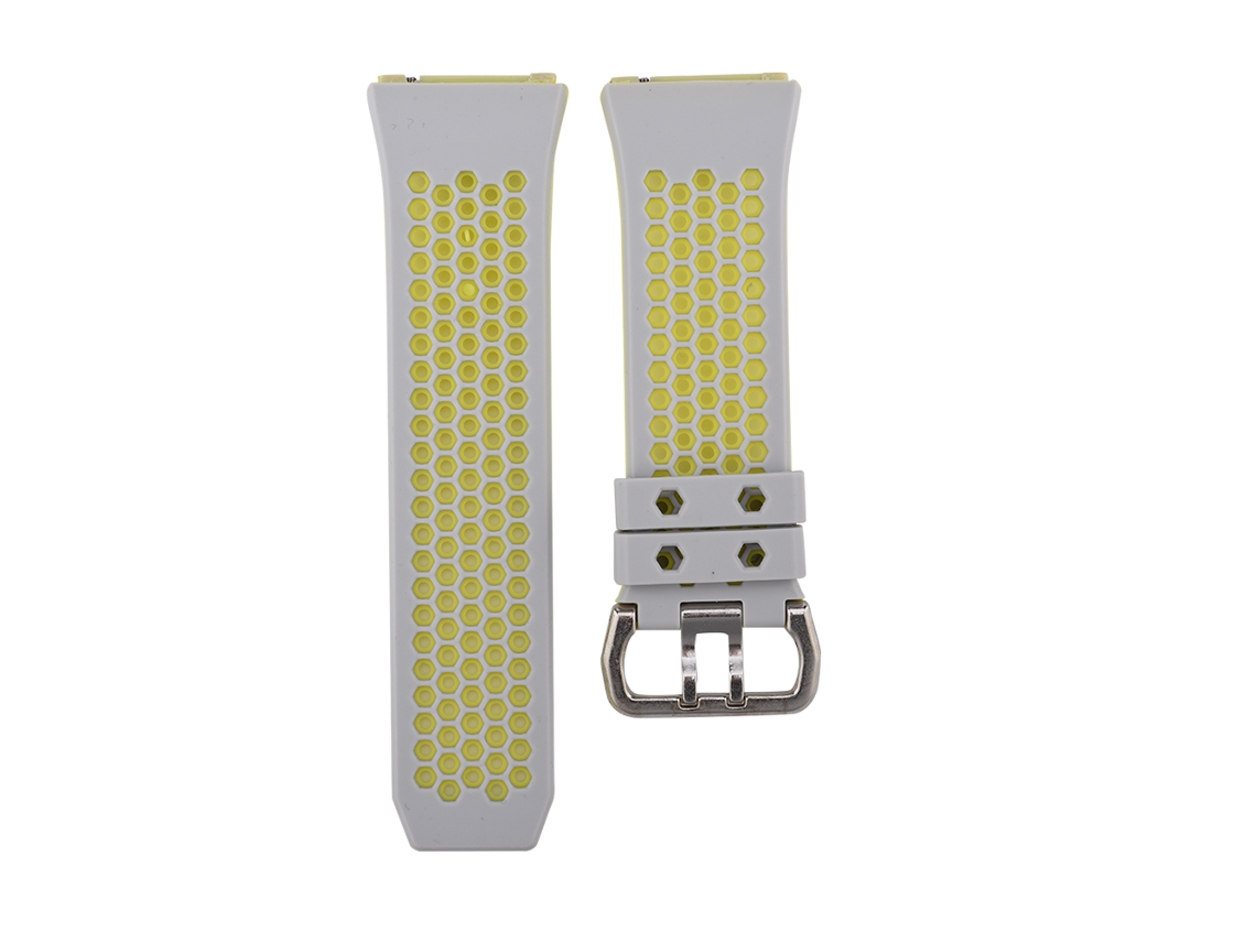 Correa De Silicona De Repuesto Para Fitbit Ionic, Tamaño Grande, Gris Y Verde.