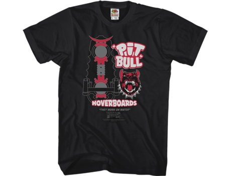 Camiseta Unisexo DEEPSTONE Pit Bull Hoverboards Negro (XL)