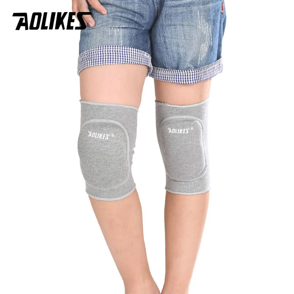 (gris, Talla M) Rodilleras De Esponja Gruesa Para Niños, Adecuadas Para Deportes Como Danza Y Voleibol.