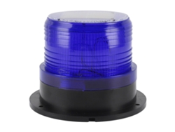 Luz De Advertencia Led Solar Intermitente, Impermeable, Con Base Magnética Para Vehículos, Azul.
