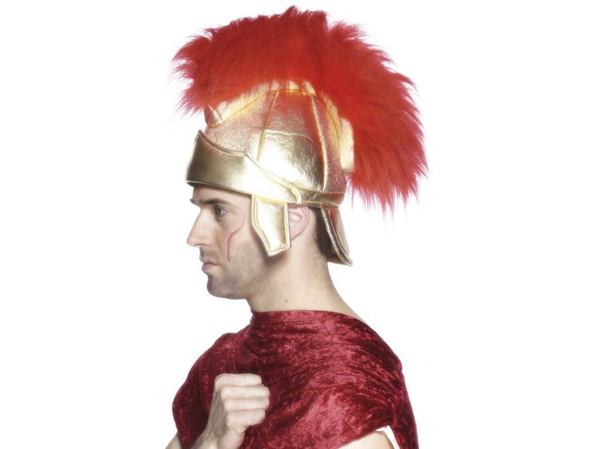 Casco DISFRAZZES Soldado Romano Con Penacho (Talla: Talla Universal)