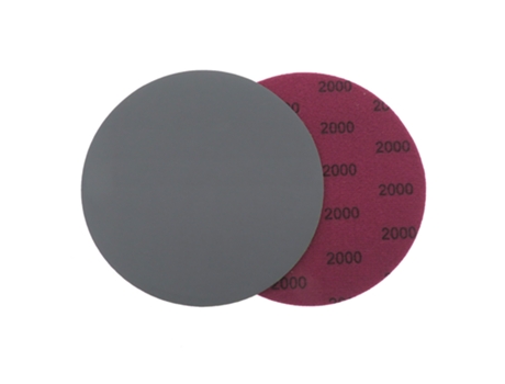Discos de lixa de grão 2000 de 10 peças Gris