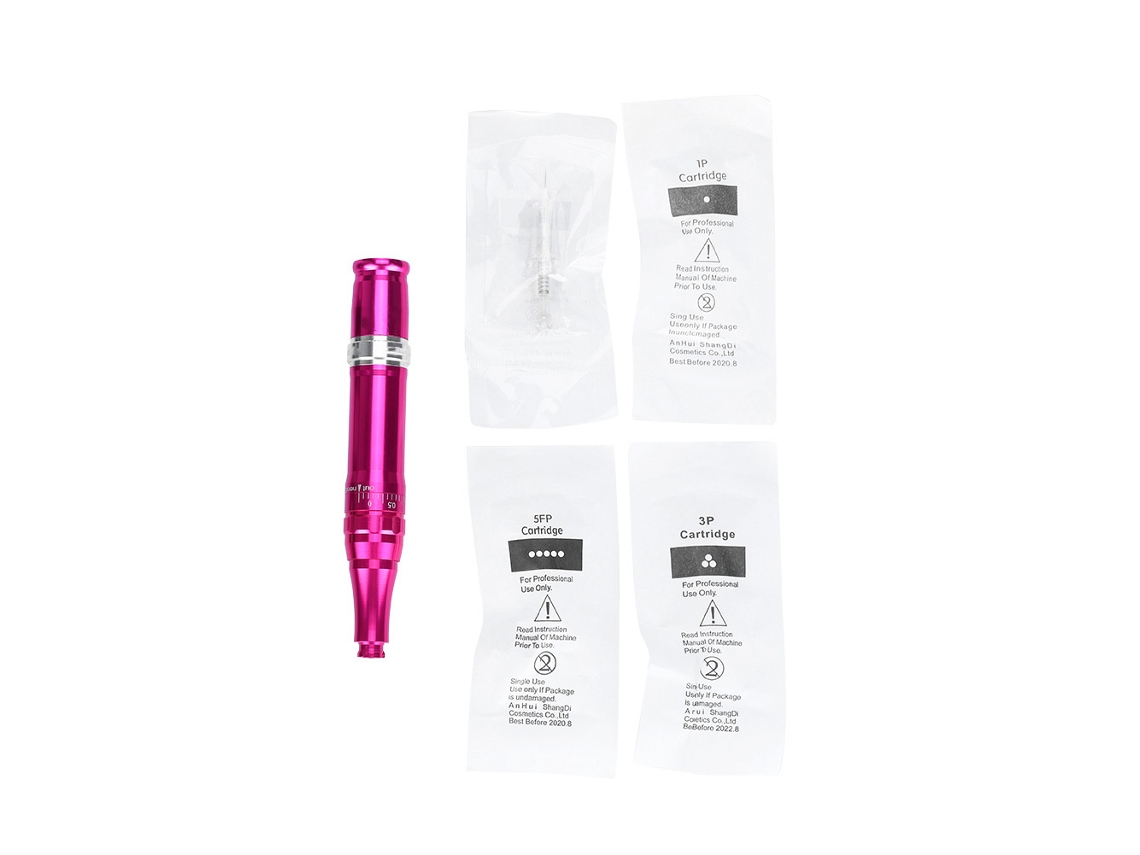 Máquina De Maquillaje Permanente, Pluma De Tatuaje De 35000 Rpm Para Cejas, Ojos Y Labios - Rosa