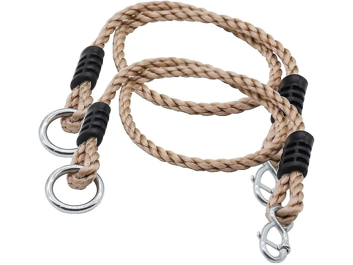 RNEMITERY Balancín de Cuerda Ajustable, Resistente y Duradero, Ideal para Hamaca Balancín (Color Principal, 1 Juego)