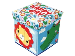 Banco/Recipiente 30X30X30 Cm Coloridofisher Price