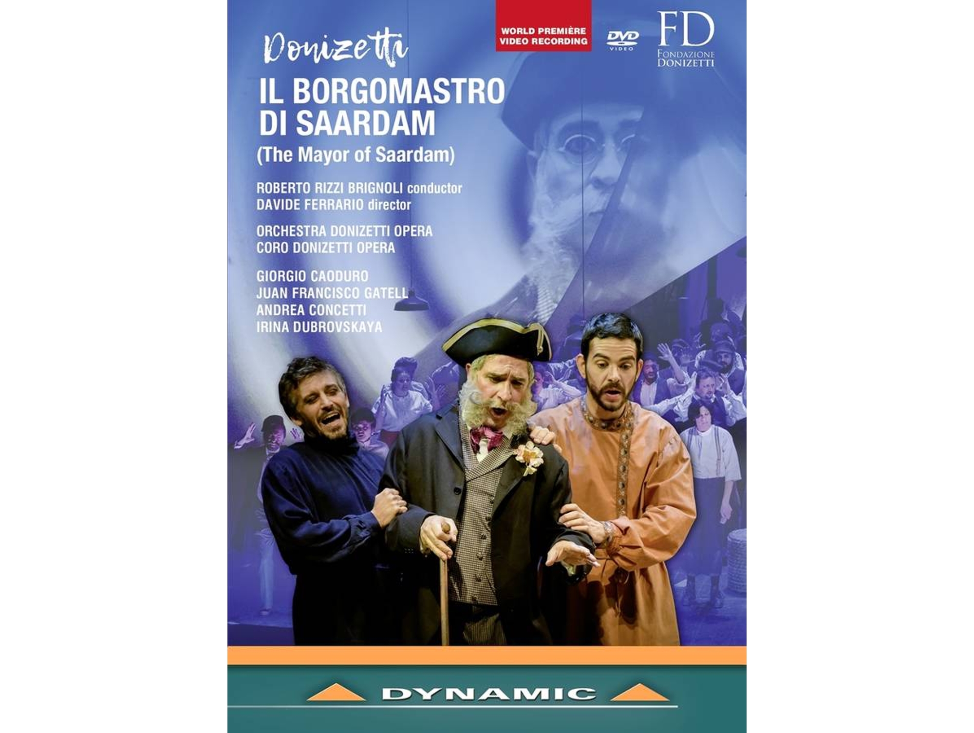 DVD-Video Album Caoduro/Gatell/Concetti/Brignoli/Donizetti Opera - Il Borgomastro di Saardam (1 CDs)