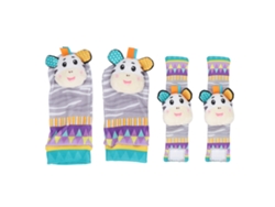Conjunto De Pulseras Para Bebé Con Sonajeros Y Calcetines, Juguete Educativo Suave Para Bebés De 0 A 6 Meses.