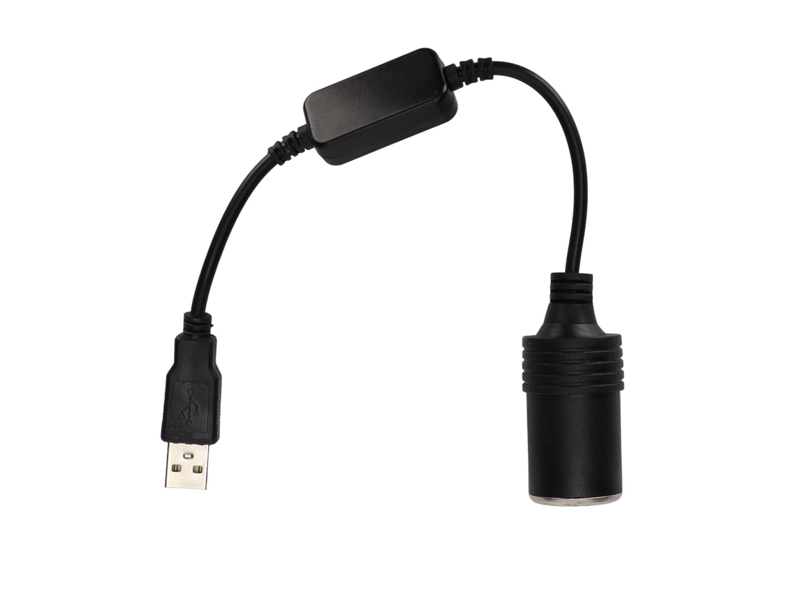 Conversor Usb 5v Para 12v Tomada De Isqueiro Feminino Carro Adaptador Gravador De Viagem Acessórios Automotivos