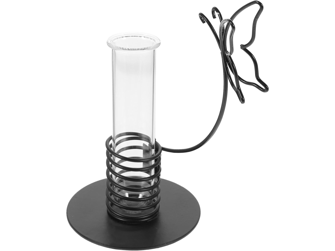 Maceta tubular de vidrio Slowmoose para hidroponía con hierro