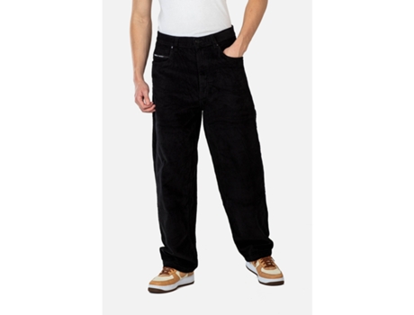 Pantalones de Vaquero de Hombre REELL Baggy Negro (34x32)