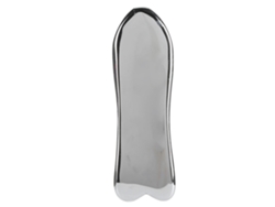 Herramienta facial Gua Sha de piedra terahertz para drenaje linfático y masaje de puntos gatillo en tejidos profundos.