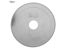 10 Hojas De Sierra De Diamante Ultrafinas De 100 Mm Para Cortar Jade, Vidrio Y Cristal (100 X 20 X 0,5 Mm)