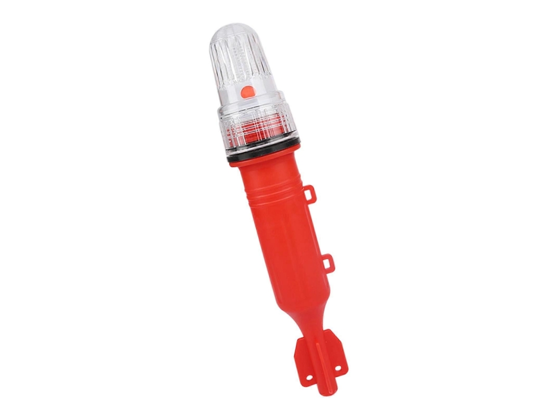 Luz de advertencia para redes de pesca, dispositivo intermitente para posicionamiento de yates, señal roja de emergencia marítima GOKOCO
