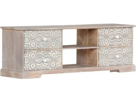 Mueble para la televisión VIDAXL Blanco Madera (120x30x40 cm)