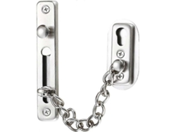 Cadena De Seguridad De Acero Inoxidable 304, Candado De Cadena Para Puertas Con Tornillos, Para Hogares Y Hoteles, Cromado Brillo