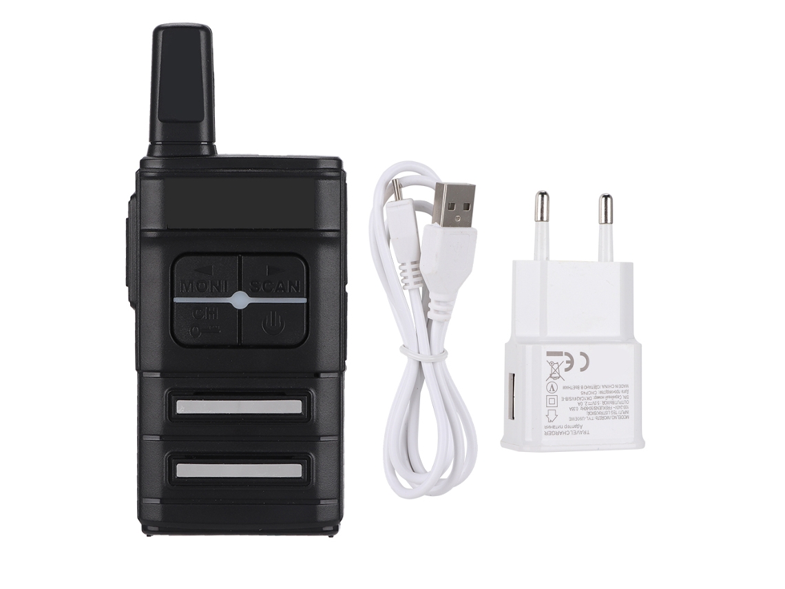 2026dn rádio Walkie Talkie Uhf 400 470mhz 16 Canais Mini Portátil Fm com Criptografia e Luzes Indicadoras