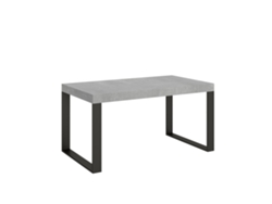 Mesa de Comedor ITAMOBY Tecno Premium (90x160/420 - Paneles de Melamina - Cemento)