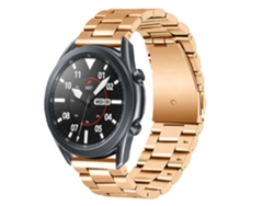 Correa Acero Inoxidável Adaptable Rosa Dorado para Garmin Forerunner 645