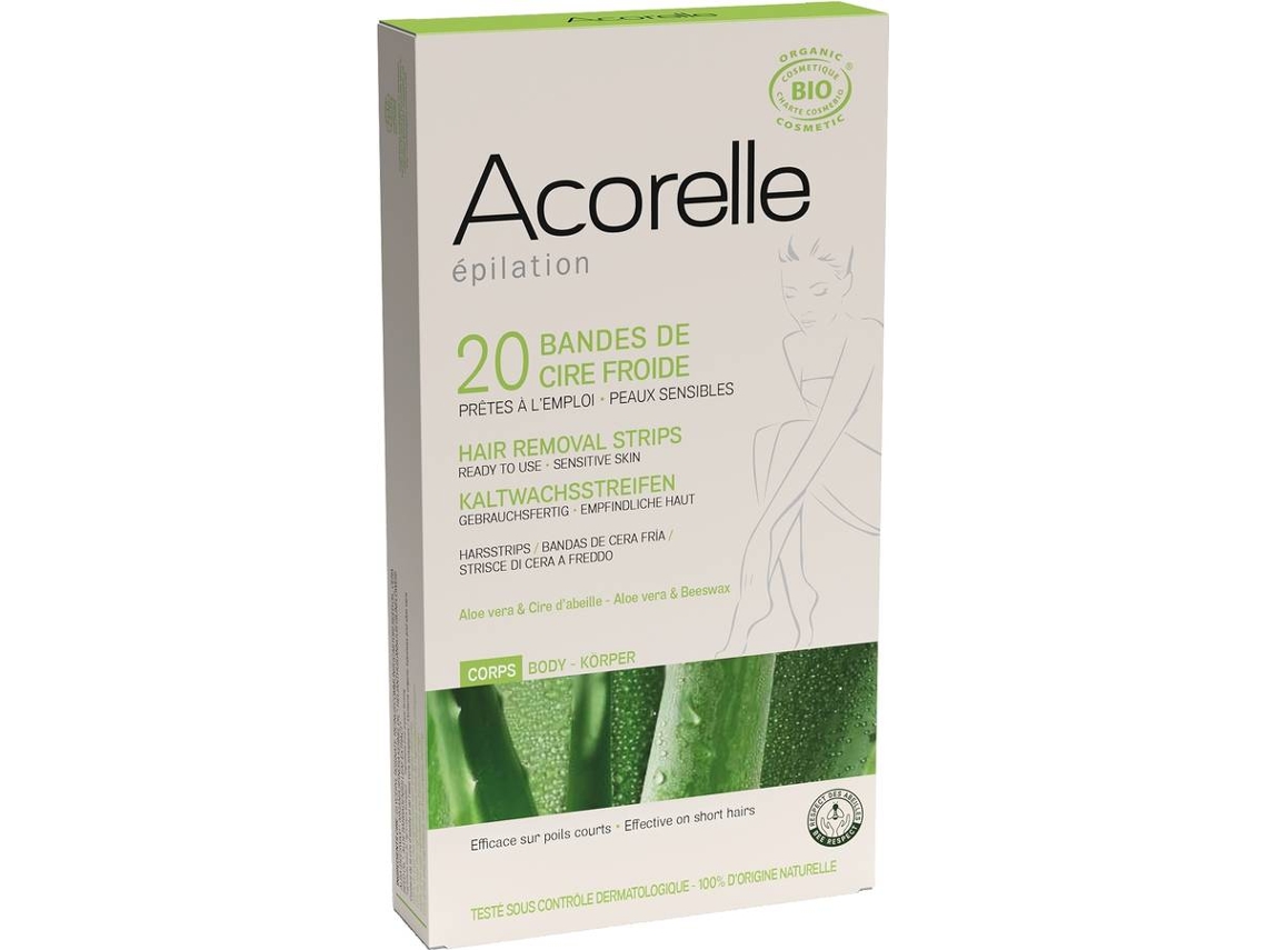 Banda Depilatoria ACORELLE Cuerpo  (20 Un)