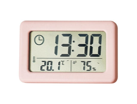 Reloj simple, ligero y delgado, reloj electrónico de temperatura y humedad, reloj conveniente
