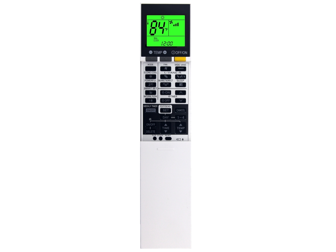 YUYSAN Control remoto de aire acondicionado para aire acondicionado Mitsubishi Sg18As Sg15J con retroiluminación