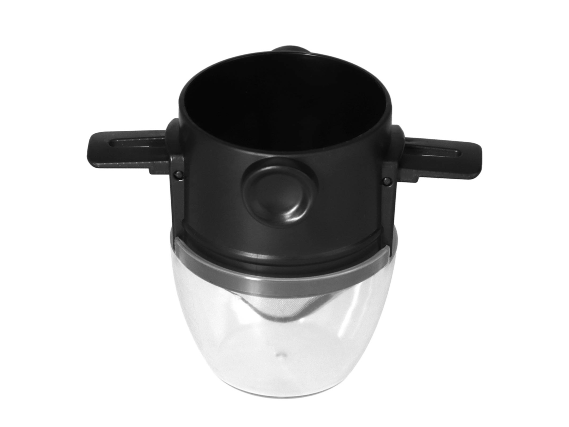 Filtro De Café Portátil De Acero Inoxidable 304 Con Taza De Pp Transparente Para Café Y Té.