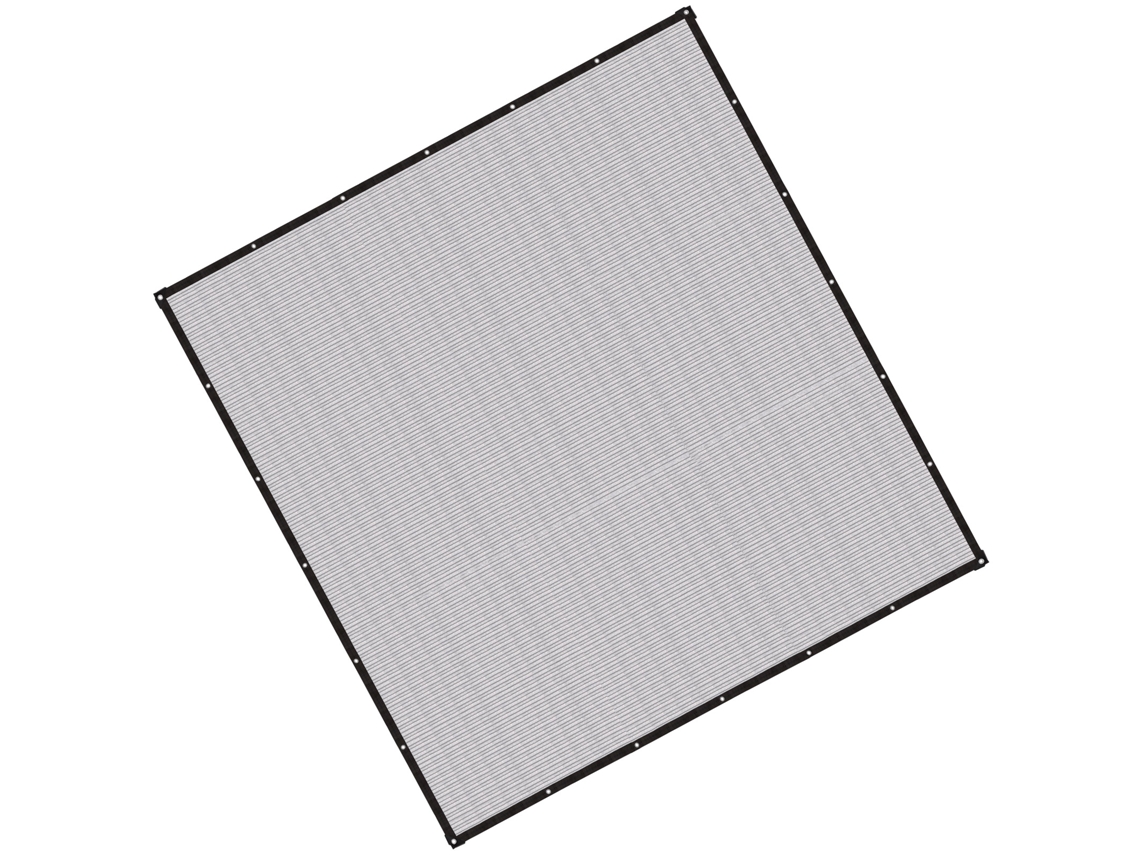 Toldo de aluminio aislante para jardines y piscinas