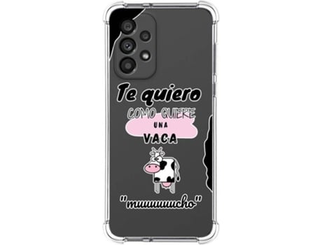 Carcasa Samsung Galaxy A33 5G TUMUNDOSMARTPHONE Dibujos Antigolpes Vaca Multicolor