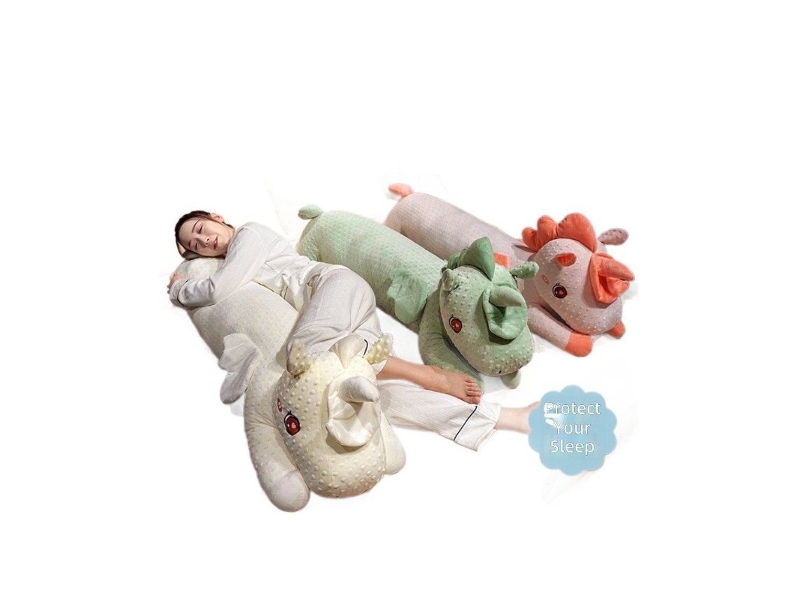 Peluche de unicornio acostado, muñeco de peluche de dibujos animados, almohada cómoda, blanco CHABERLU