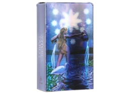 Baraja De Tarot De Bruja Con Papel Holográfico Brillante Para Adivinación Y Juego Interactivo