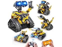 El Edificio Del Robot Del Excavador Del Control Remoto Y De La Aplicación Juega 3 En 1 Edificio Del Stem De Rc Gertiz