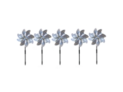 Molinillos de viento reflectantes para jardín, repelente de aves respetuoso con el medio ambiente con reflejo de luz visual para exteriores, un complemento elegante para cualquier jardín.