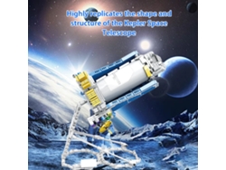 Yncm-kit De Construcción De Telescopio Espacial Kepler, Juguetes De Exploración Espacial Stem Para Construir