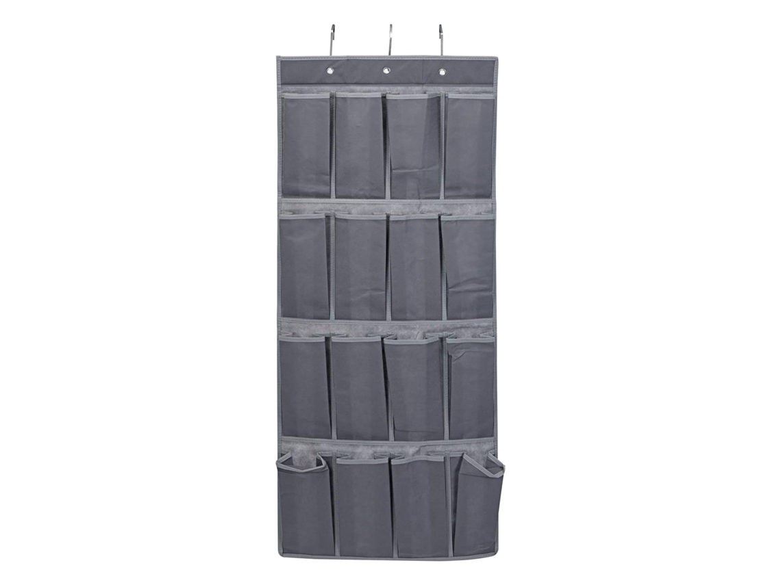 Organizador de puertas Well Home, cajas metálicas grises (4 x 29 x 18)